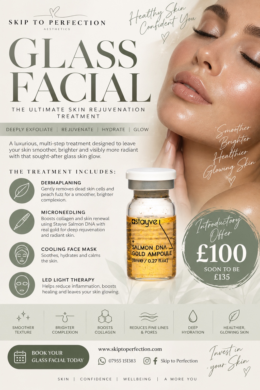 Glass Facial treatment at Skip to Perfection Aesthetics
